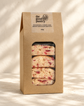 The Good Fat Pantry macadamia, cherry and white chocolate biscotti, 150g